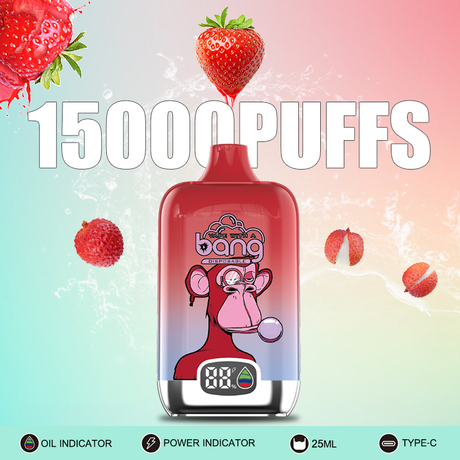 Factory Hot Sell Bang Disposable Vape Original Randm Tornado Digital Smart Screen 15000Puffs 25ml 