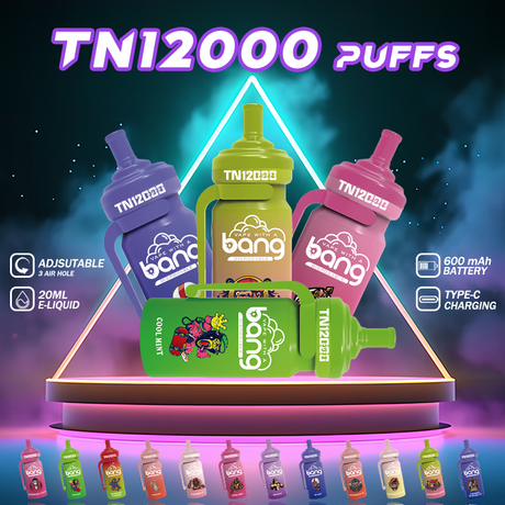 Factory Wholesale I Vape High Quality Tornado Digital Box 12000 Puffs Bang NT12000 Puffs Pod with Mesh Coil Disposable Vape