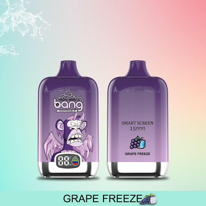 Factory Hot Sell Bang Disposable Vape Original Randm Tornado Digital Smart Screen 15000Puffs 25ml 