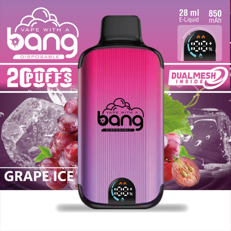 Hot Sell Bang Disposable Vape Original Randm Tornado Digital Smart Screen 20000Puffs