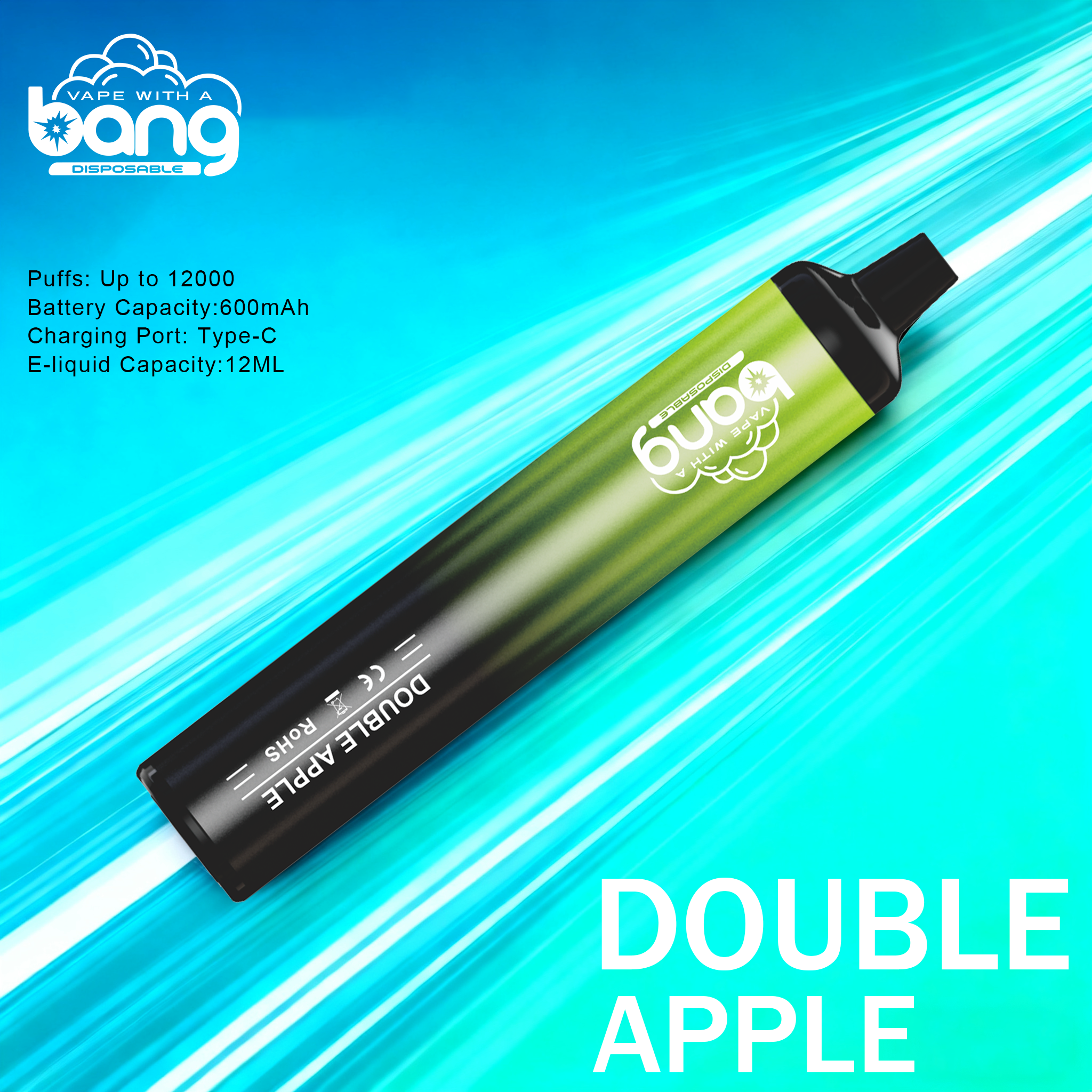 Factory Vape Shop Supply Bang 12000puffs Disposable Vape Pod E Cigarette Wholesale Pen Style E-Cigarette