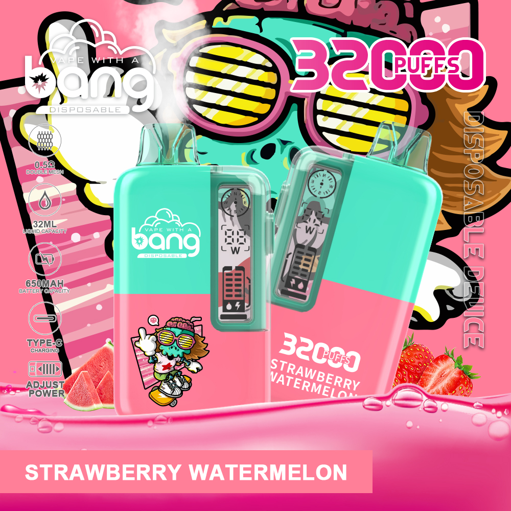 Wholesale Disposable Bang Vape 32000 Smart Screen Display 32K Disposable Vape Adjustable Power