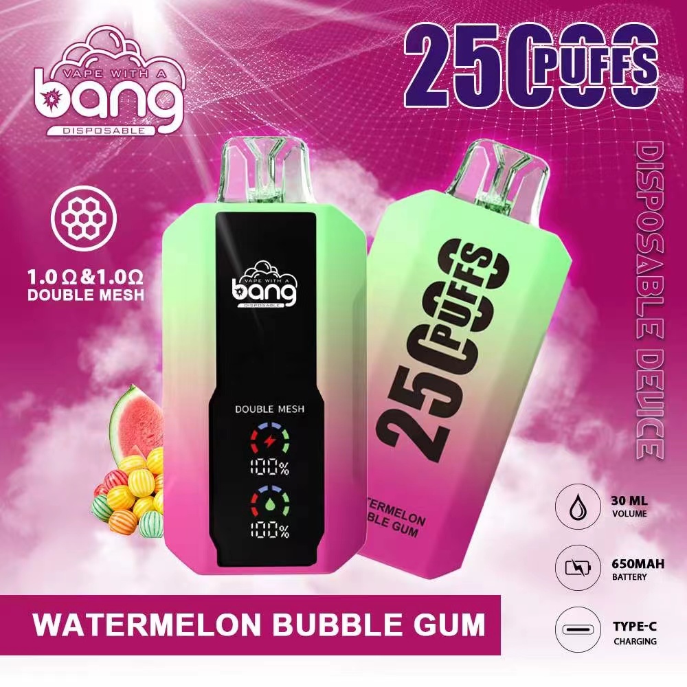 Original Factory Distributors White Label Disposable Vape 25000 Puffs Bang Vape