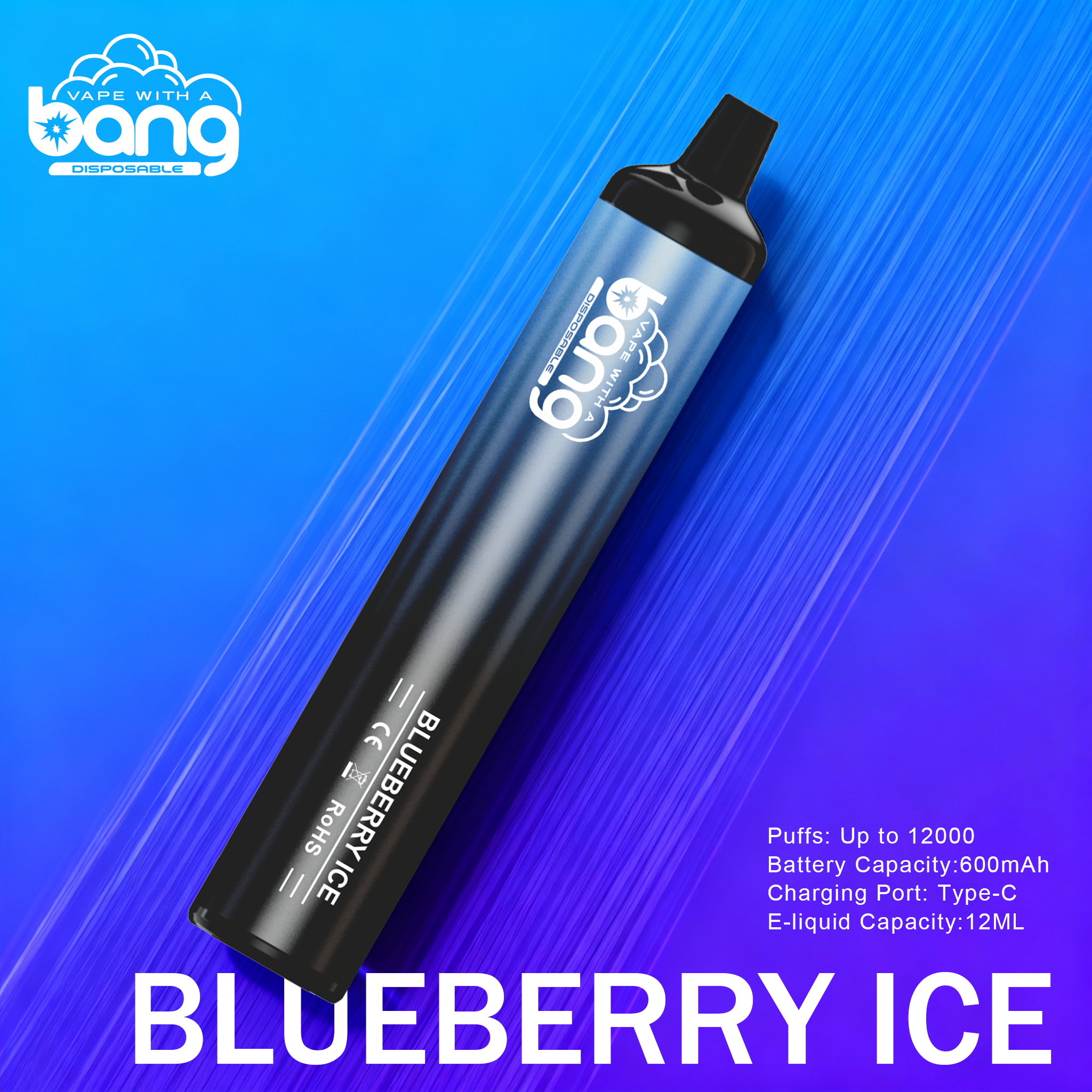 Factory Vape Shop Supply Bang 12000puffs Disposable Vape Pod E Cigarette Wholesale Pen Style E-Cigarette