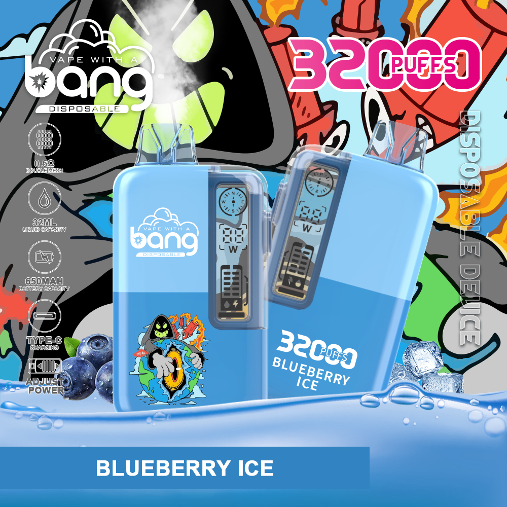 Wholesale Disposable Bang Vape 32000 Smart Screen Display 32K Disposable Vape Adjustable Power