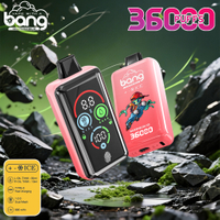 High Quality Vape Bang Ice 36K 36000 Puff E-Cigarette Vape Smart Full Screen Vaper Fingerprint Pressure Regulation